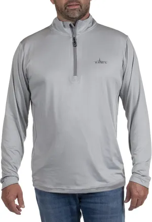 HABIT Men's Black Fork Mountain Trail 1/4 Zip Performance Layer