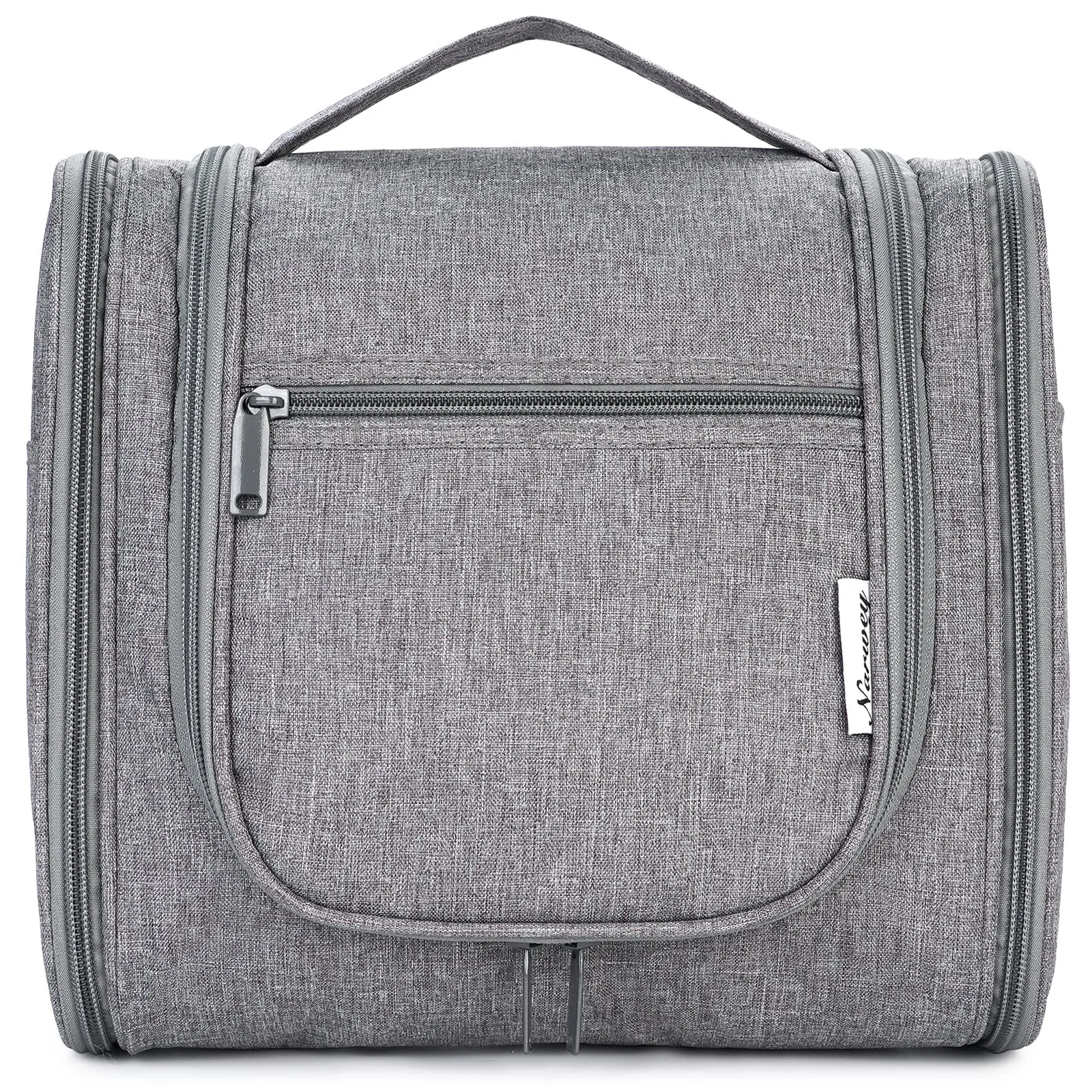 Hanging Toiletry Bag for Women Travel Makeup Bag Organizer Toiletries Bag Men for Cosmetics Essentials Accessories (Large, Grey)