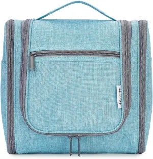 Hanging Toiletry Bag for Women Travel Makeup Bag Organizer Toiletries Bag Men for Cosmetics Essentials Accessories (Large, Sky Blue)