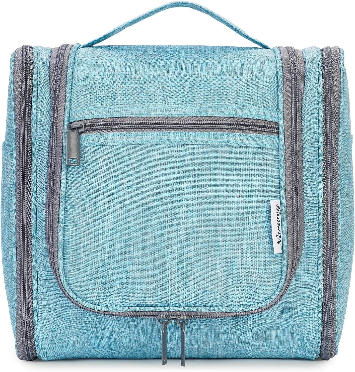 Hanging Toiletry Bag for Women Travel Makeup Bag Organizer Toiletries Bag Men for Cosmetics Essentials Accessories (Large, Sky Blue)