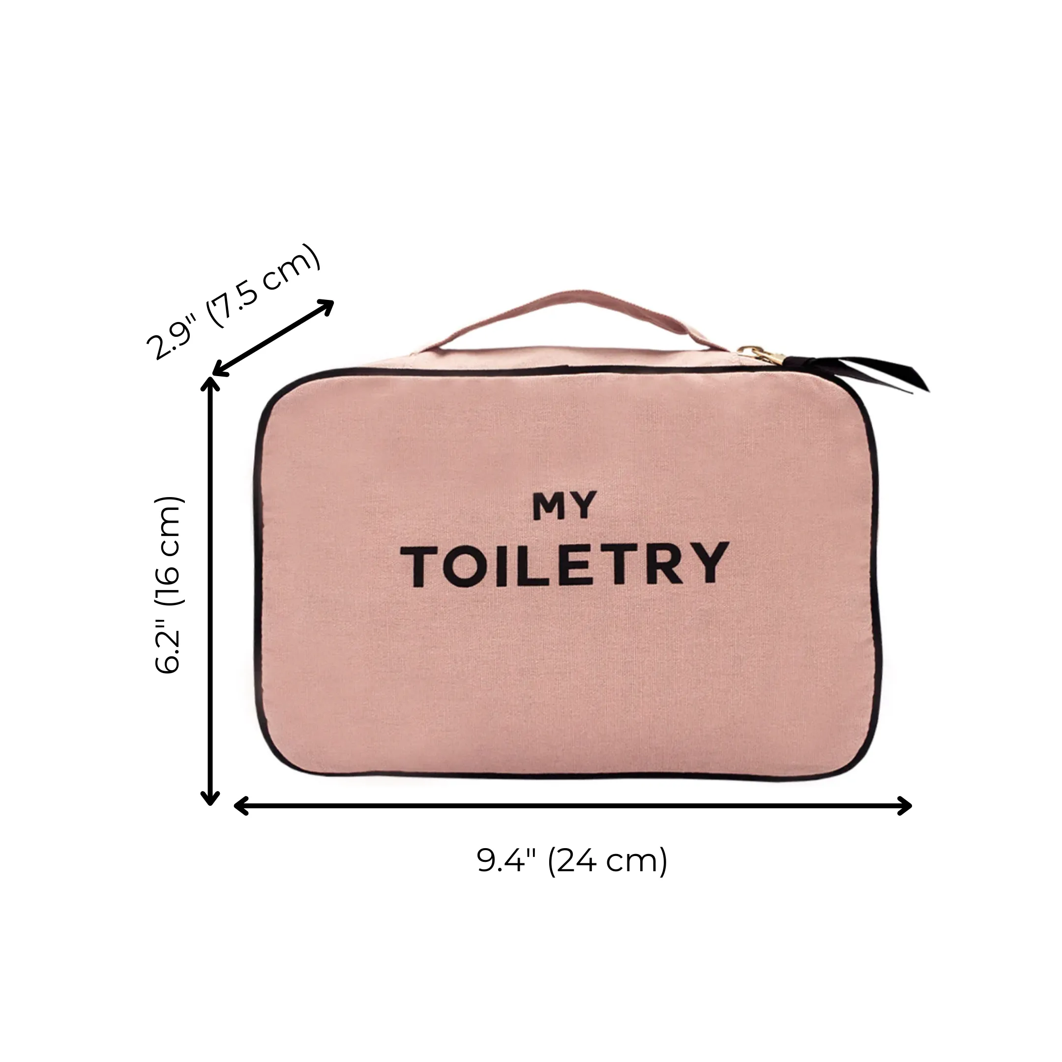 Hanging Toiletry Travel Bag – Pink/Blush
