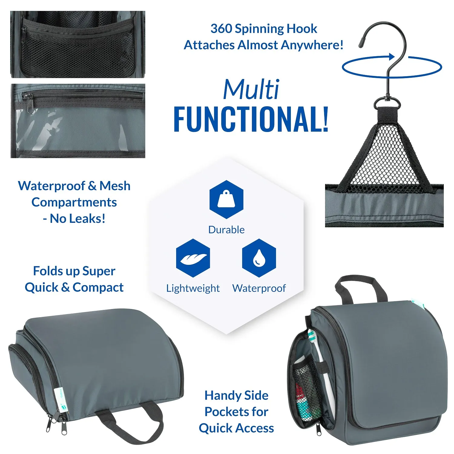Hanging Travel Toiletry Bag