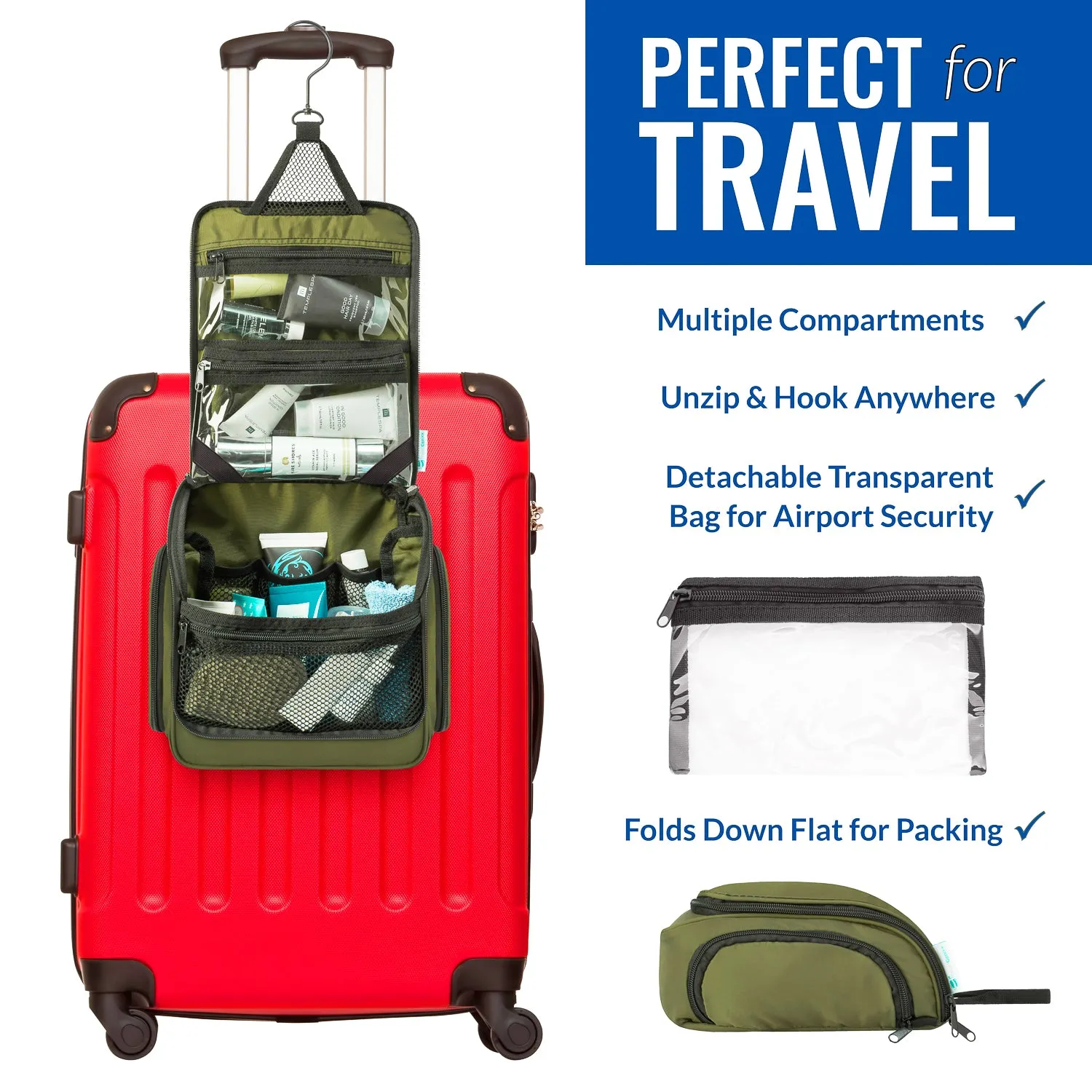 Hanging Travel Toiletry Bag