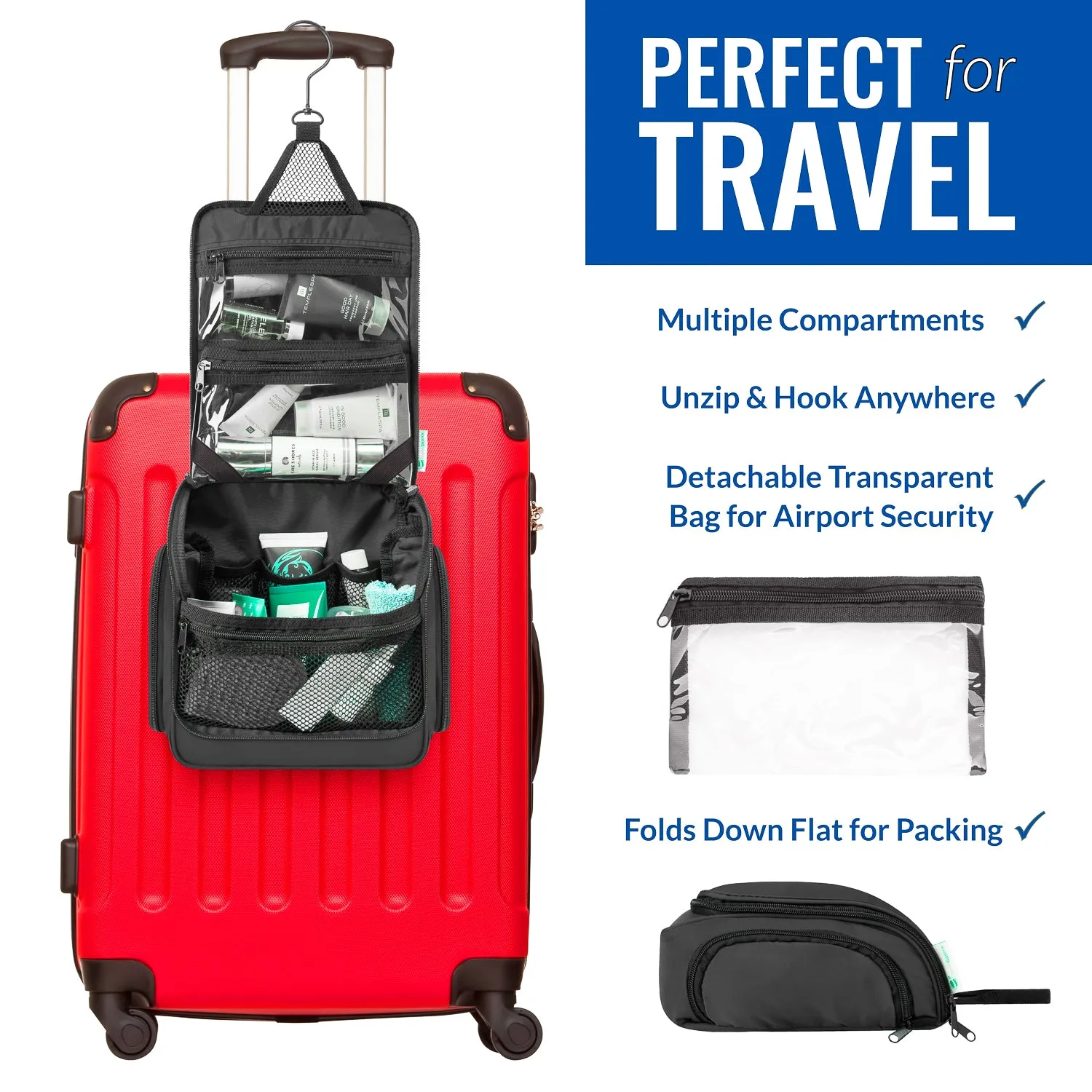 Hanging Travel Toiletry Bag