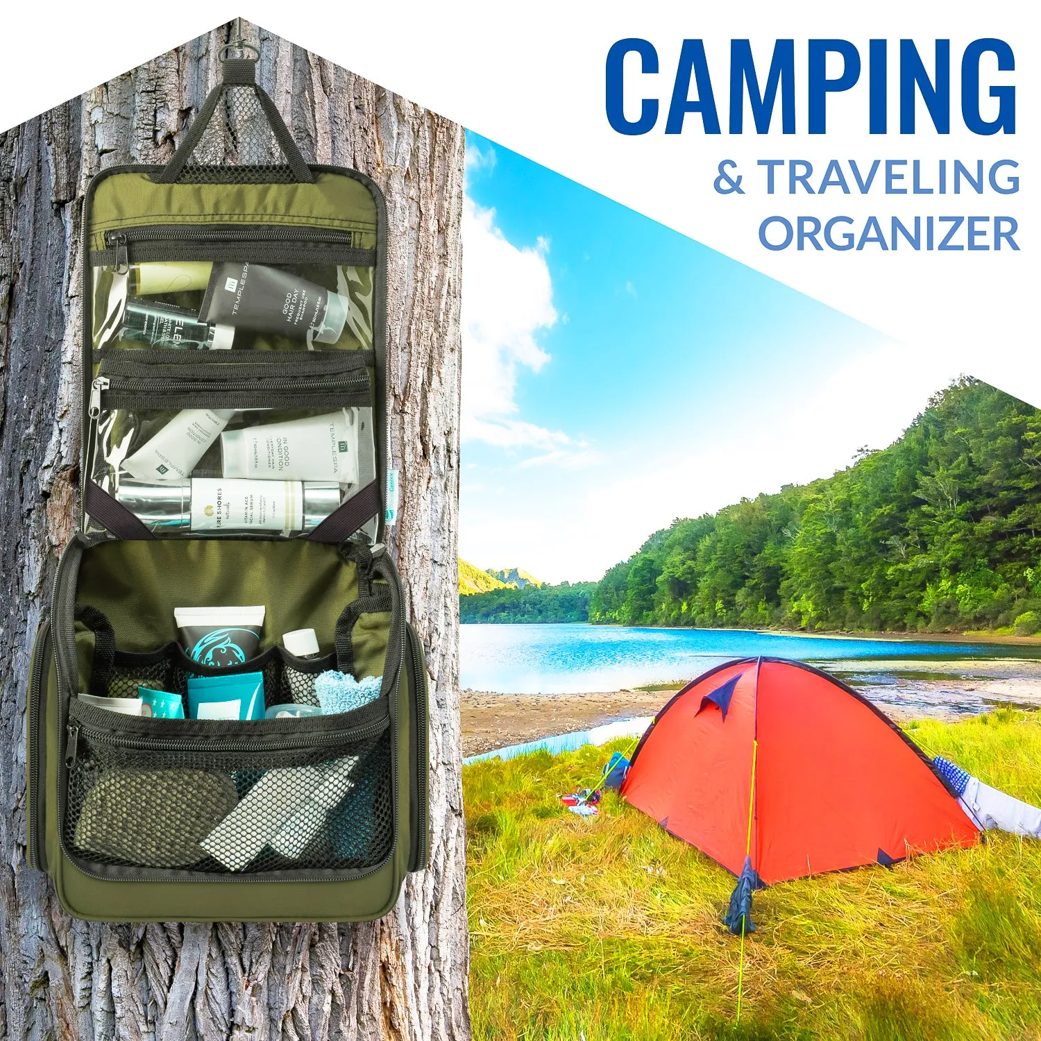 Hanging Travel Toiletry Bag