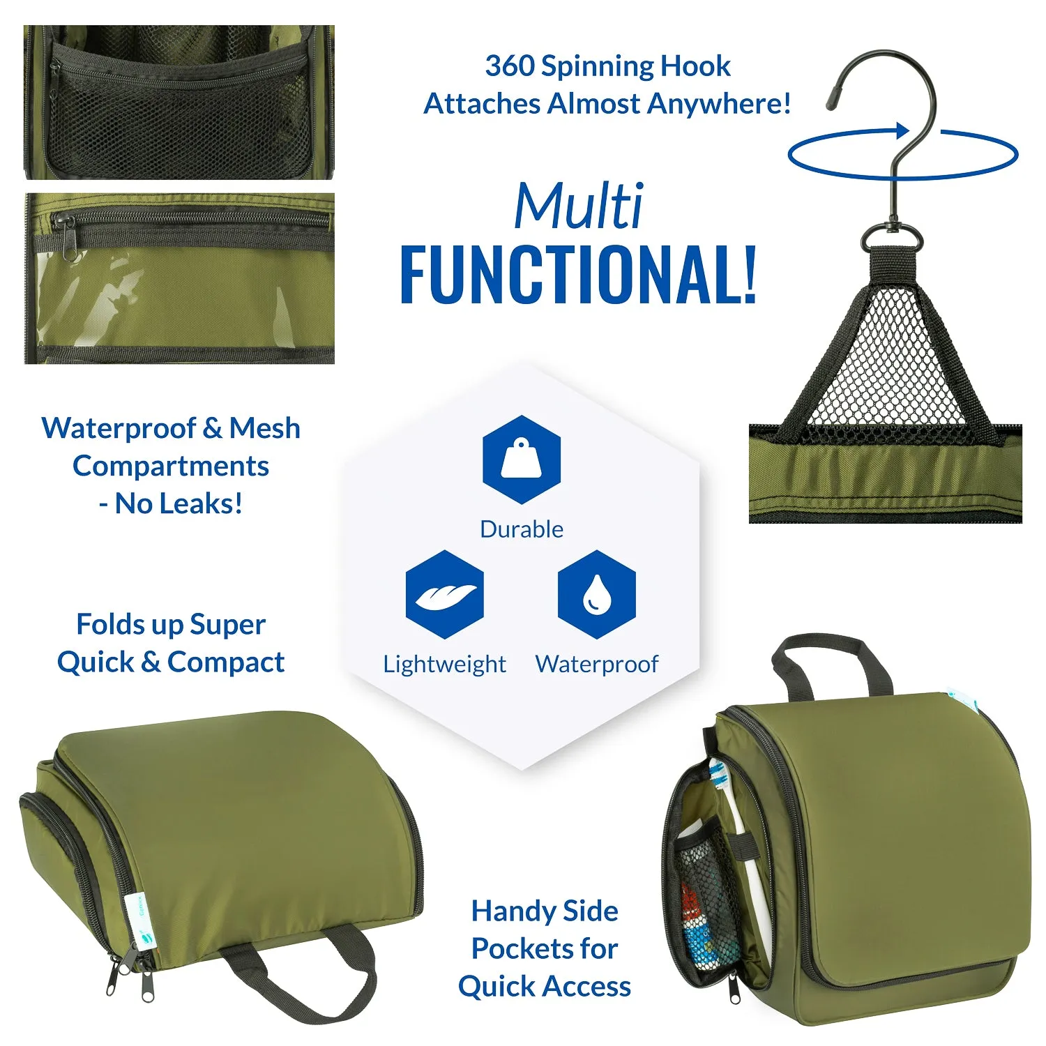 Hanging Travel Toiletry Bag