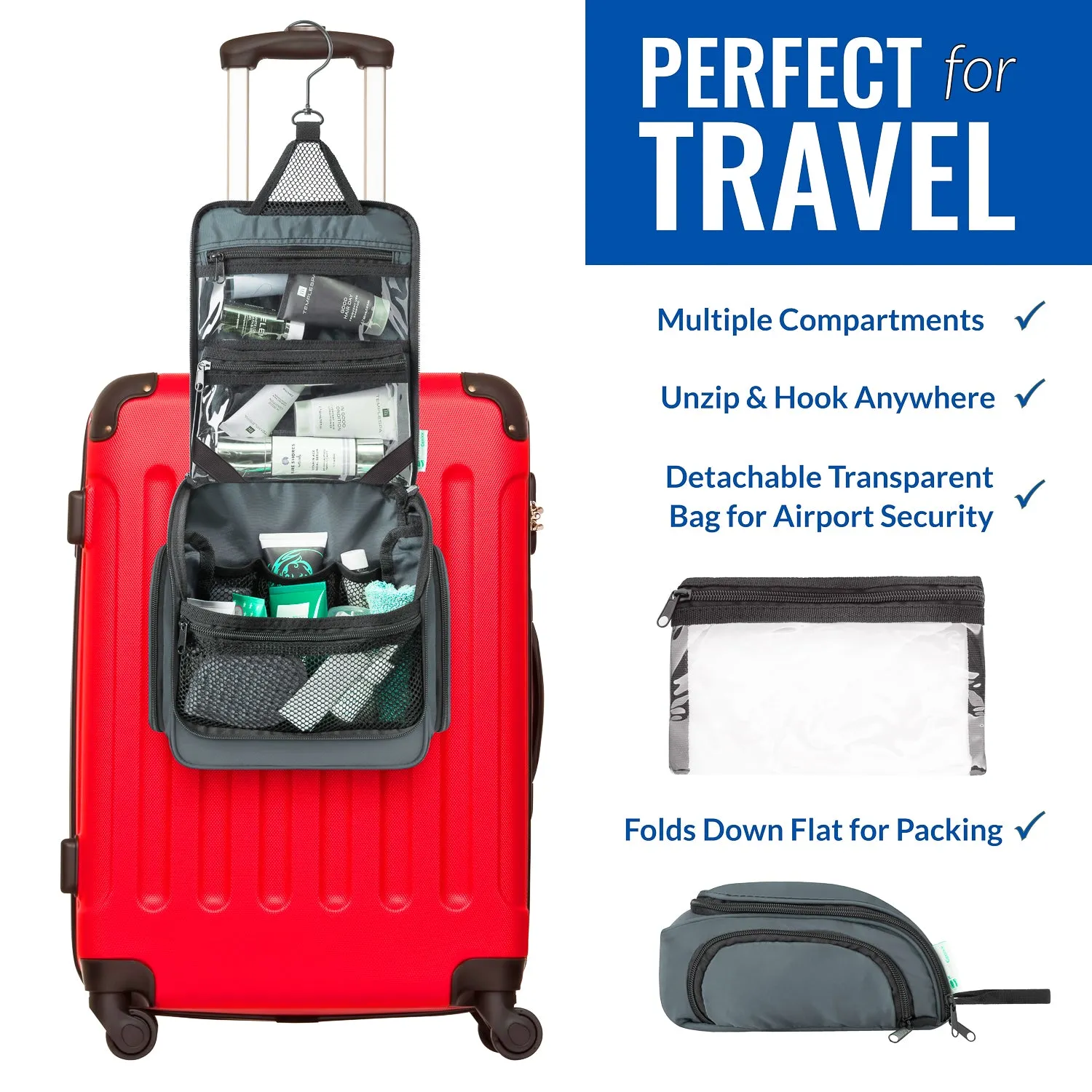 Hanging Travel Toiletry Bag