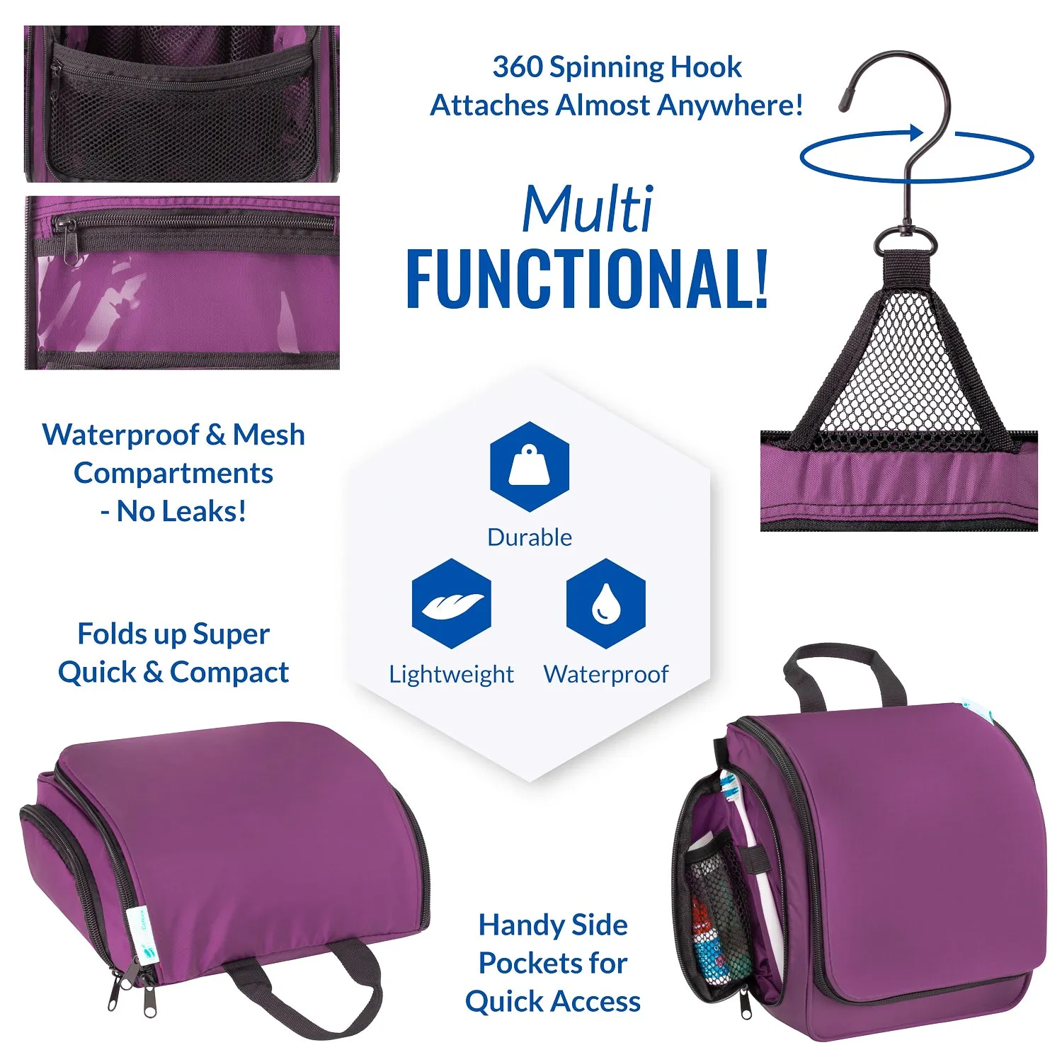 Hanging Travel Toiletry Bag