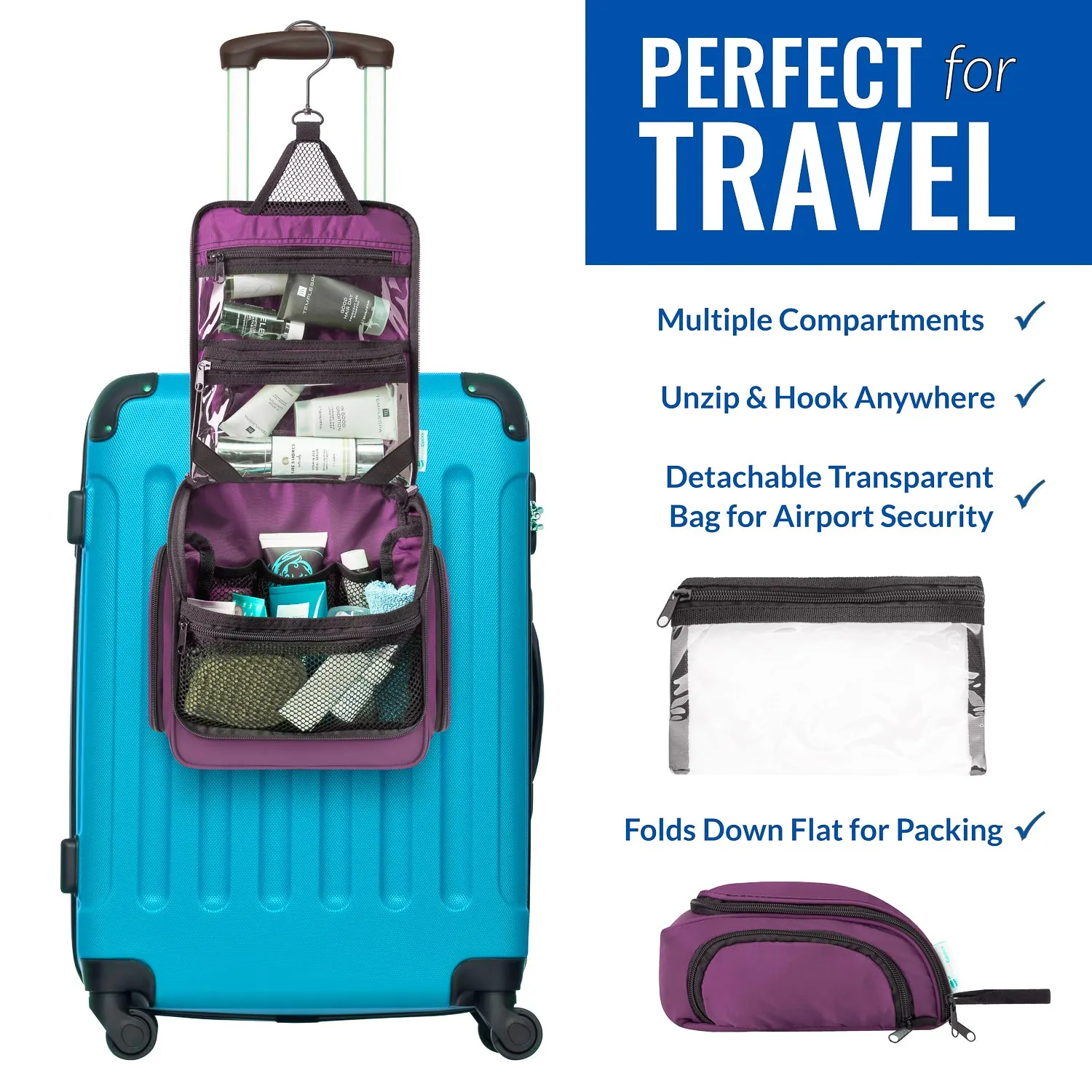 Hanging Travel Toiletry Bag