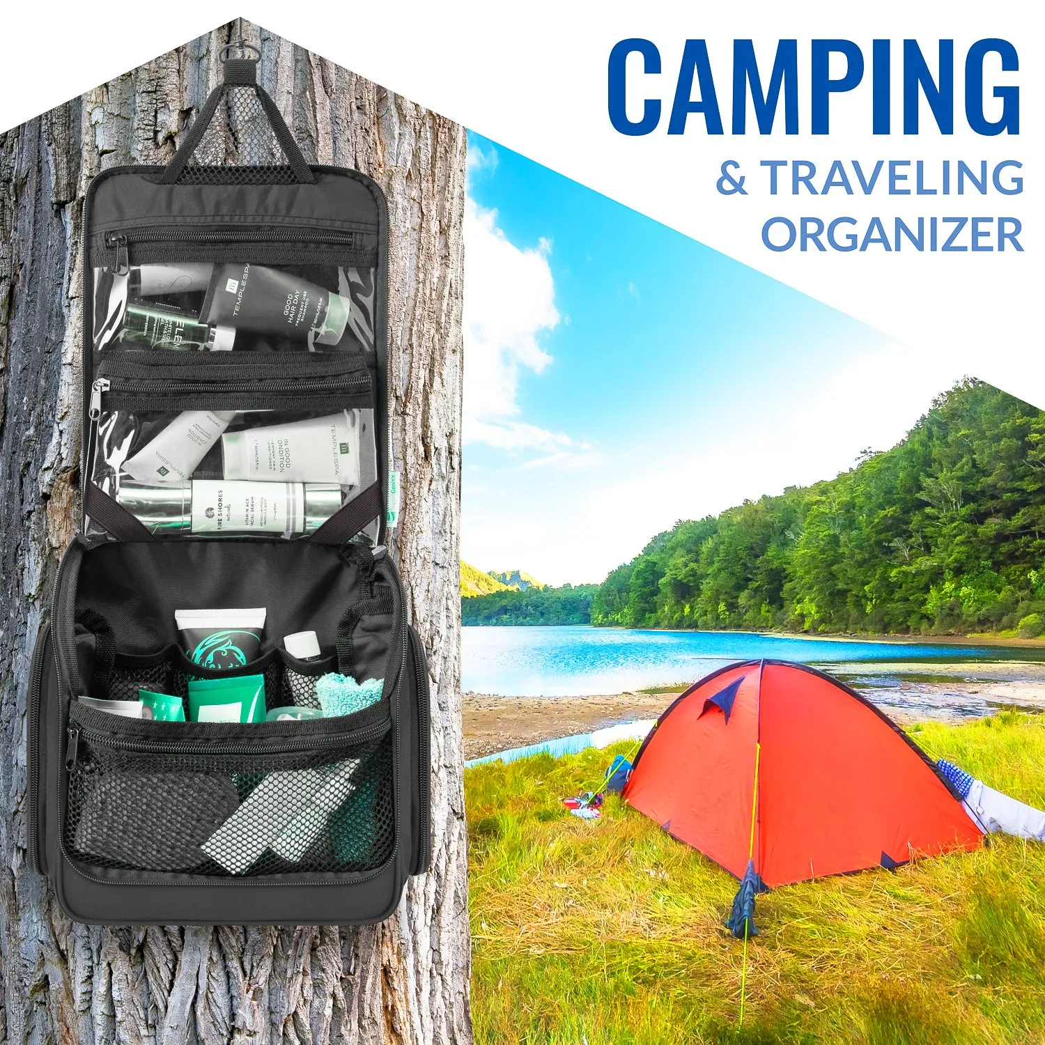 Hanging Travel Toiletry Bag