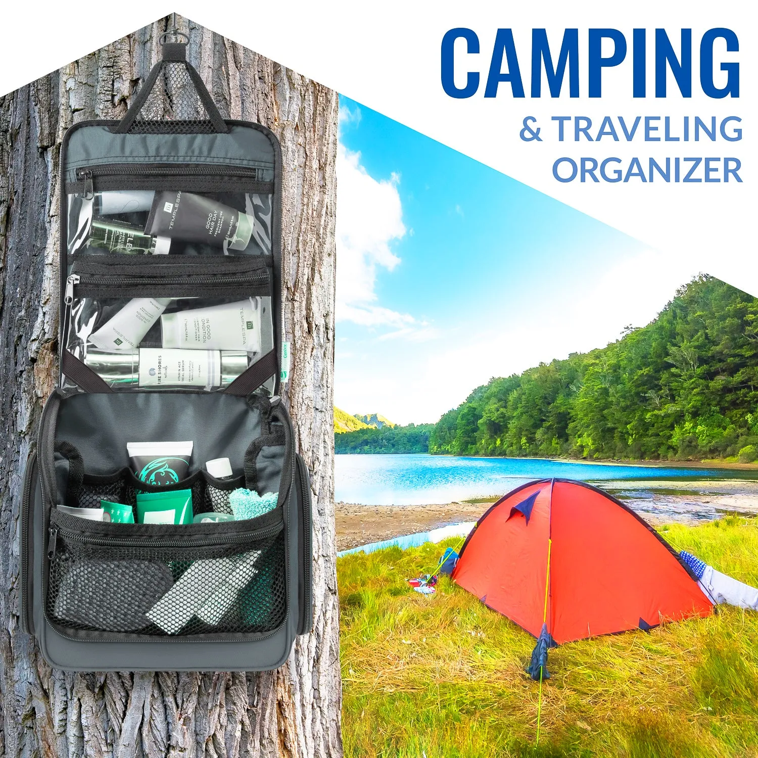 Hanging Travel Toiletry Bag