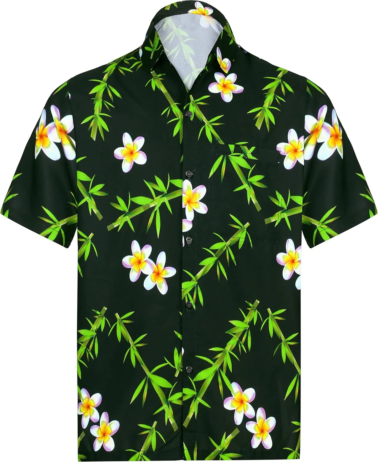 HAPPY BAY Men's Hawaiian Shirt Summer Caribbean