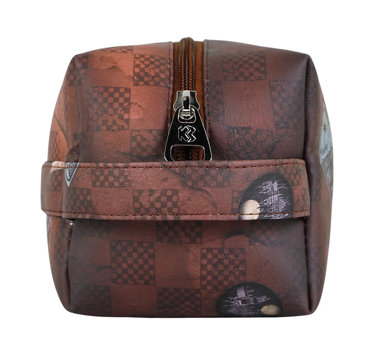 HARRY POTTER Brown Plus Brick Toiletry Bag