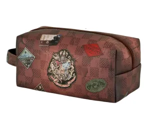 HARRY POTTER Brown Plus Brick Toiletry Bag