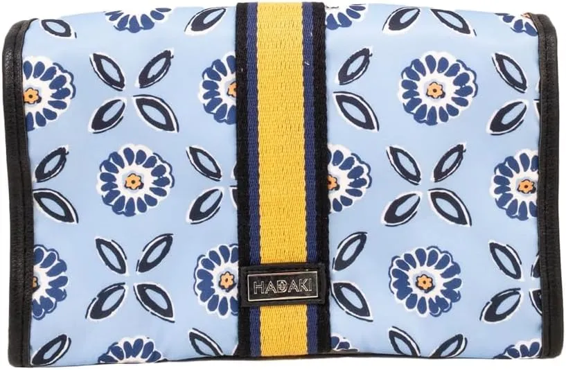 HDK874-Mar-Yel 10 x 2.5 x 5.5 in. Toiletry Pod Roll-Up Bag Marigold & Yellow