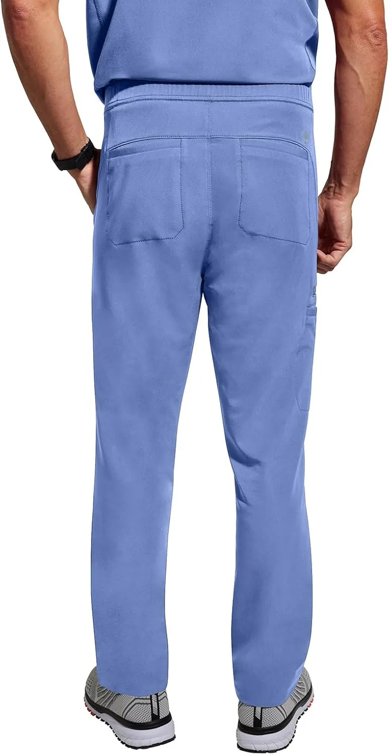 Healing Hands Medical Scrub Pant for Men Noah Bottoms with 7 Pockets, Moisture Wicking, 360° Stretch & Recycled Fibers 9173