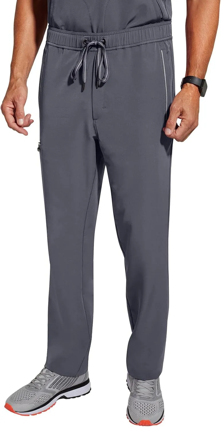 Healing Hands Medical Scrub Pant for Men Noah Bottoms with 7 Pockets, Moisture Wicking, 360° Stretch & Recycled Fibers 9173