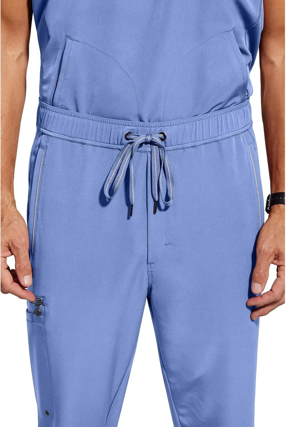 Healing Hands Medical Scrub Pant for Men Noah Bottoms with 7 Pockets, Moisture Wicking, 360° Stretch & Recycled Fibers 9173