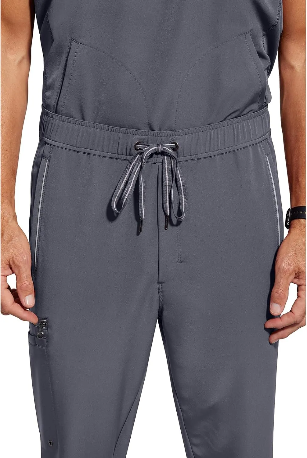 Healing Hands Medical Scrub Pant for Men Noah Bottoms with 7 Pockets, Moisture Wicking, 360° Stretch & Recycled Fibers 9173