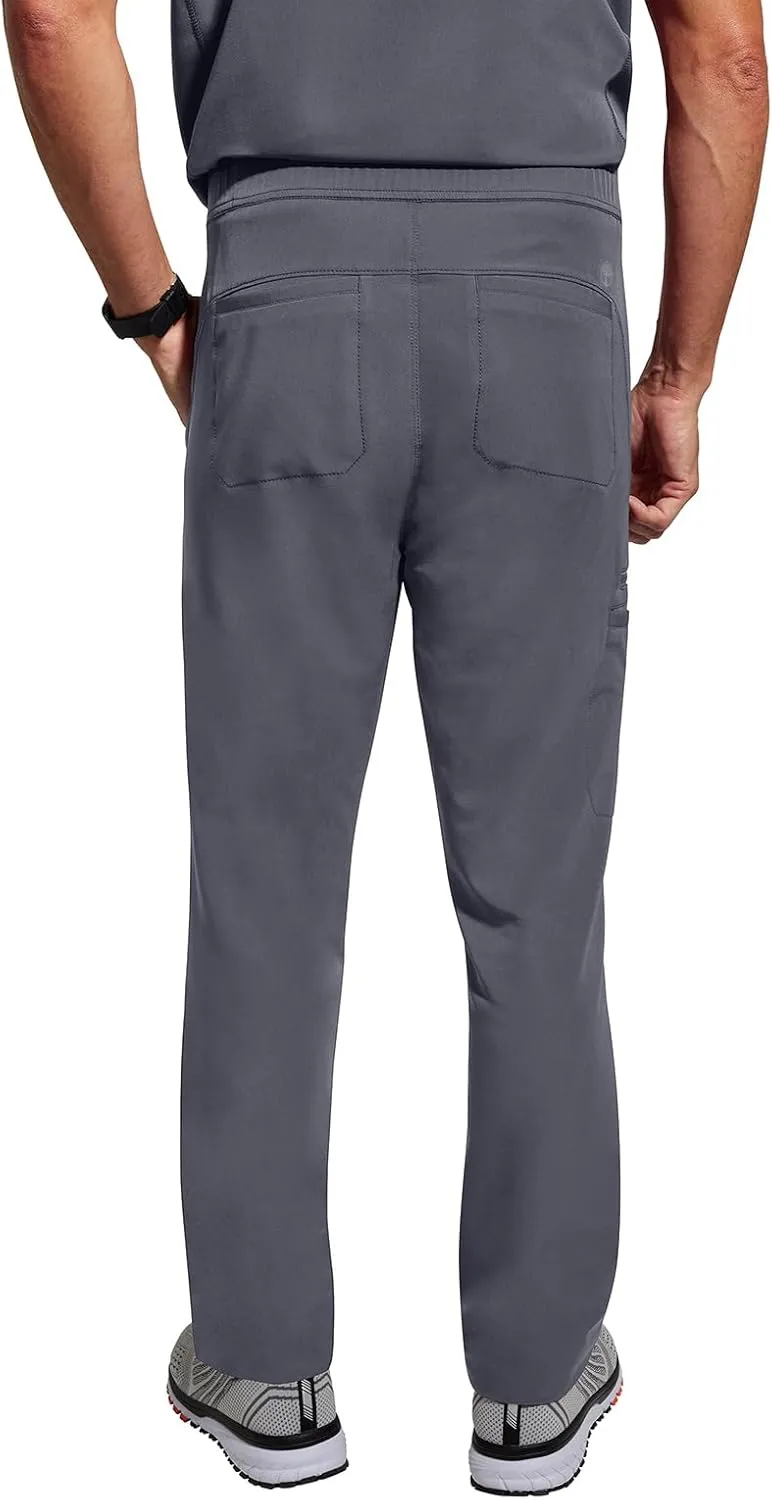 Healing Hands Medical Scrub Pant for Men Noah Bottoms with 7 Pockets, Moisture Wicking, 360° Stretch & Recycled Fibers 9173