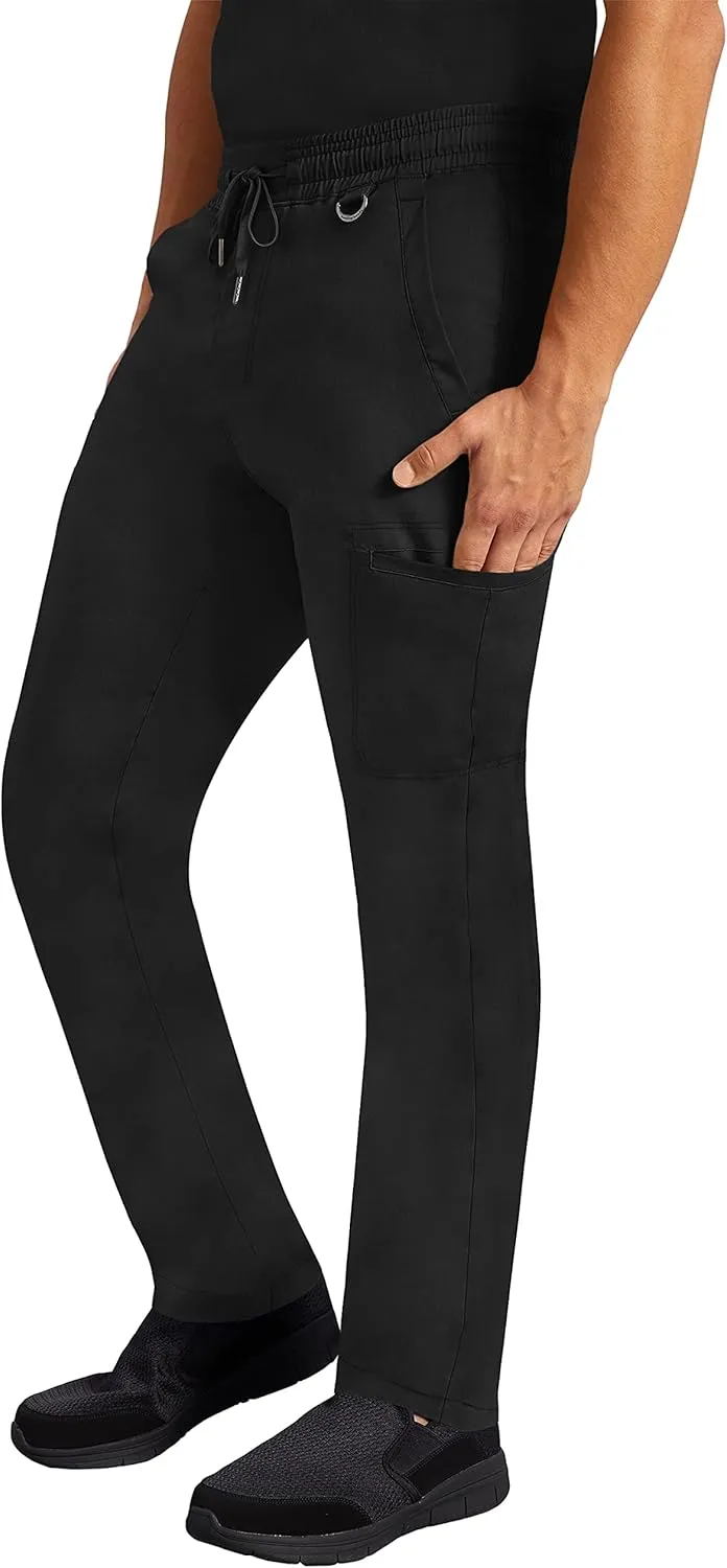 Healing Hands Scrub Pants for Men Daniel Utility Bottoms with 6 Pockets, 2-Way Stretch and Durable Fabric 9300