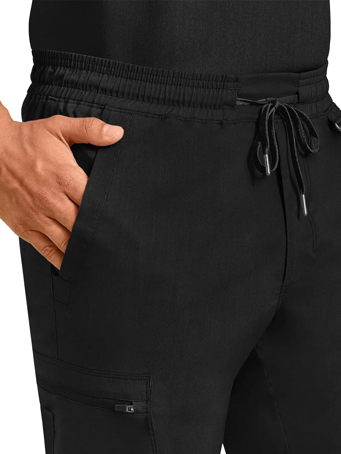 Healing Hands Scrub Pants for Men Daniel Utility Bottoms with 6 Pockets, 2-Way Stretch and Durable Fabric 9300