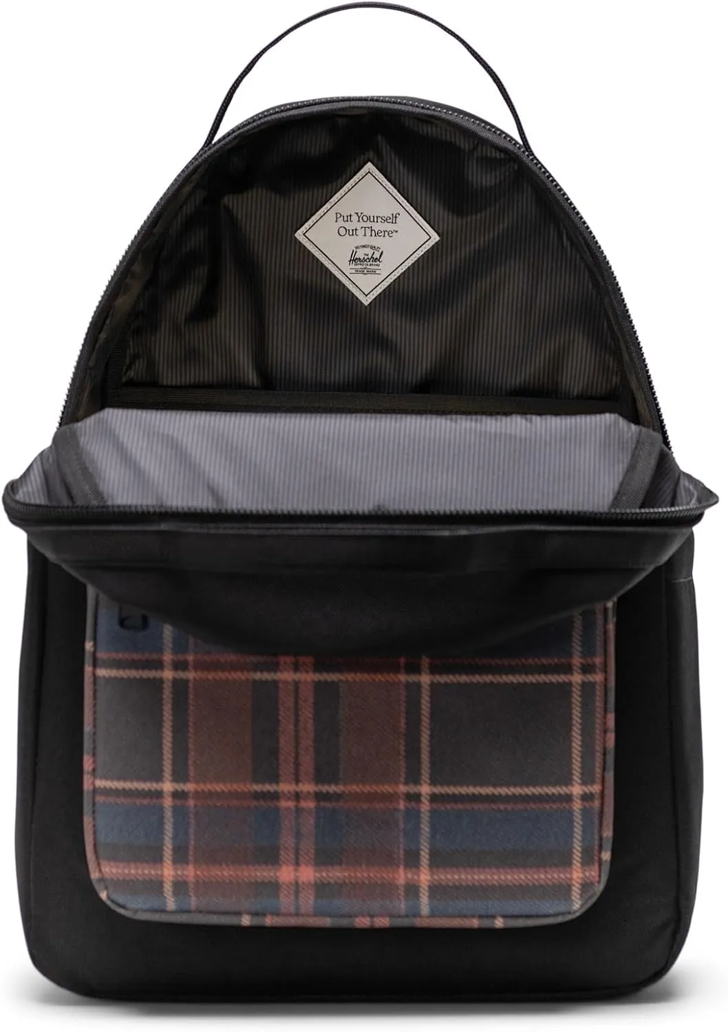 Herschel Nova Backpack, Black Winter Plaid