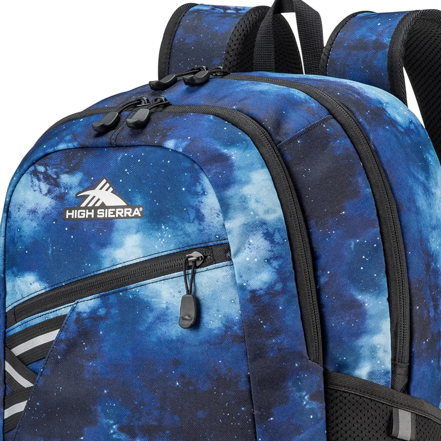 High Sierra Outburst 2.0 Carry-On Daypack Book Bag with Padded Laptop Tablet Sleeve, 360 Degree Reflectivity, Fits Most 15.6" Laptops, 28L, Space