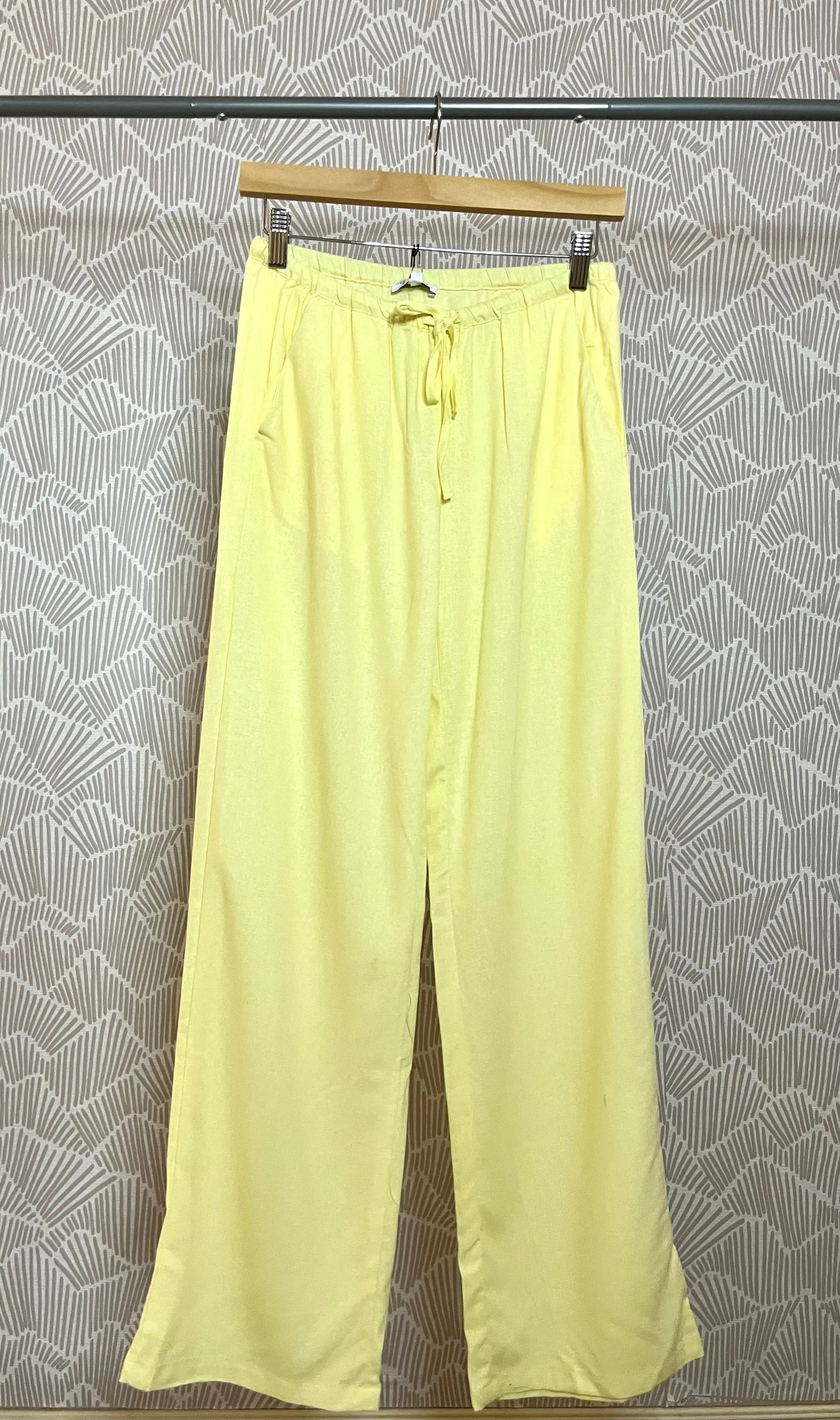 High Waisted Linen Casual Pants