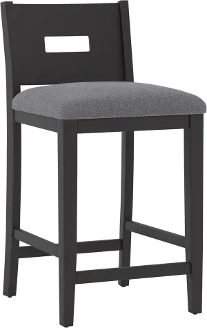 Hillsdale, Allbritton Wood Counter Height Stool, Black