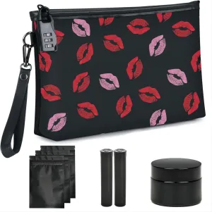 HOMEAL Smell Proof Bag - Odor Proof Pouch, Stash Box & Case Kit for Women