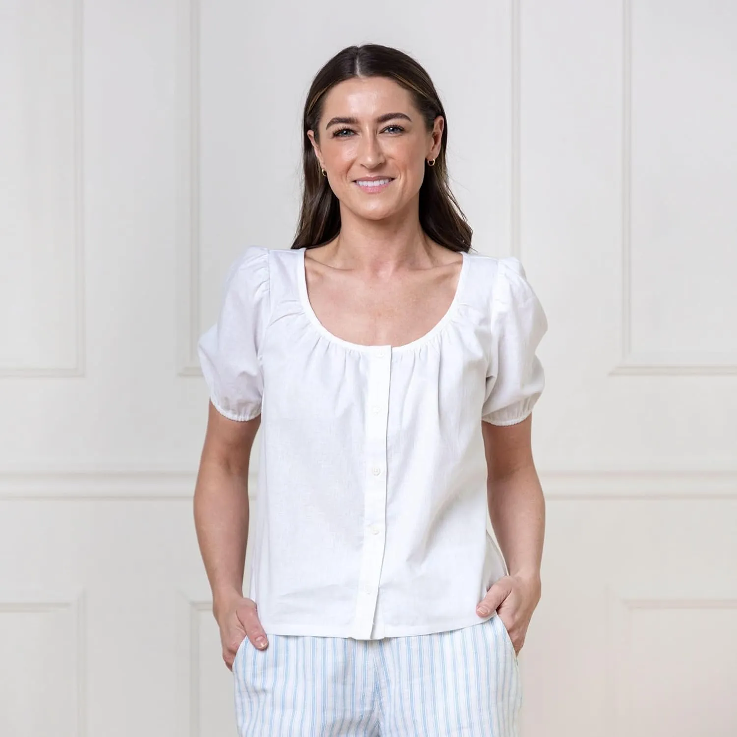 Hope & Henry Women's Classic Fit Shirt