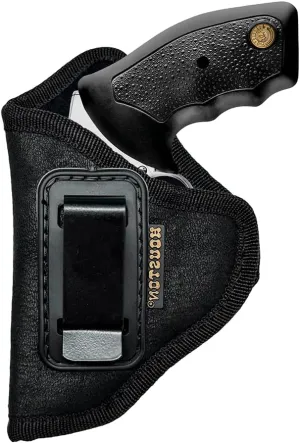 HOUSTON Gun Holsters - Nobuck ECO Leather Concealed Carry - .38, Smith & Wesson, Charter, Rossi, Taurus, Revolvers 5 Shots
