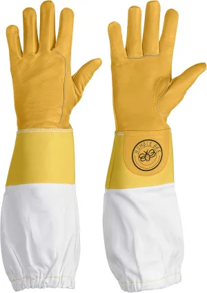 Humble Bee 113 Cowhide Beekeeping Gloves with Reinforced Cuffs