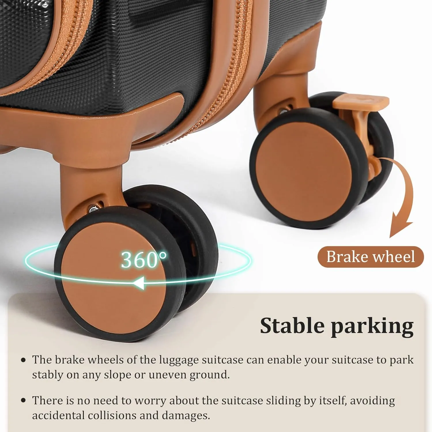 imiomo Carry on Luggage Airline Approved with TSA Lock, Hard Shell 20 Inch Travel Carry-on Suitcase with Spinner Wheels and Charging Port, Black