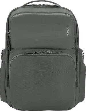 Incase A.R.C. Commuter Pack - Business Travel Backpack for Men & Women - Lightweight Carry On Laptop Bag for 16-inch MacBook Computer or iPad - TSA Approved (17.5in x 11.4in x 6.2in, 19.5L) Smoked Ivy