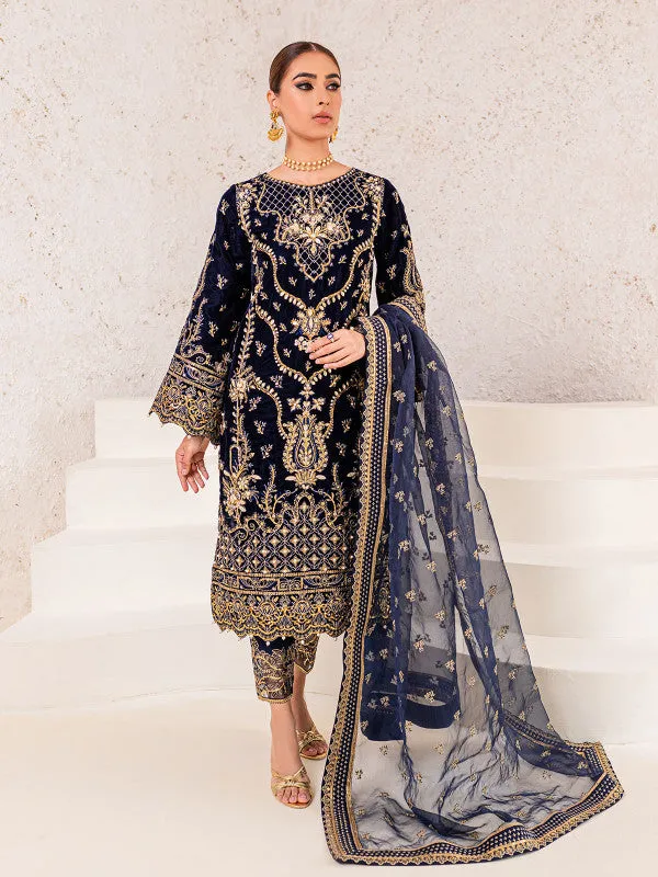 Insiyah 03 || EMBROIDERED VELVET '22 || Gulaal