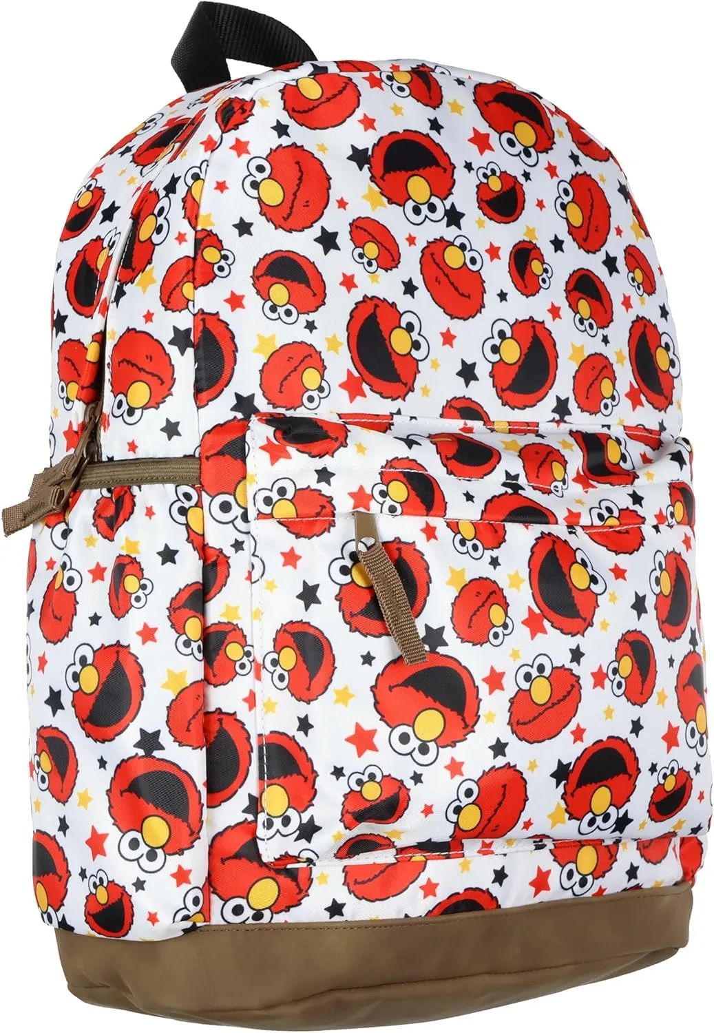 INTIMO Sesame Street Elmo Backpack – Kids School Bookbag with Laptop Sleeve, Padded Straps & Side Water Bottle Pockets
