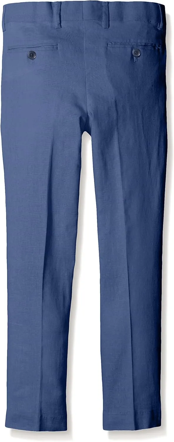 Isaac Mizrahi Boys' Solid Linen Pants