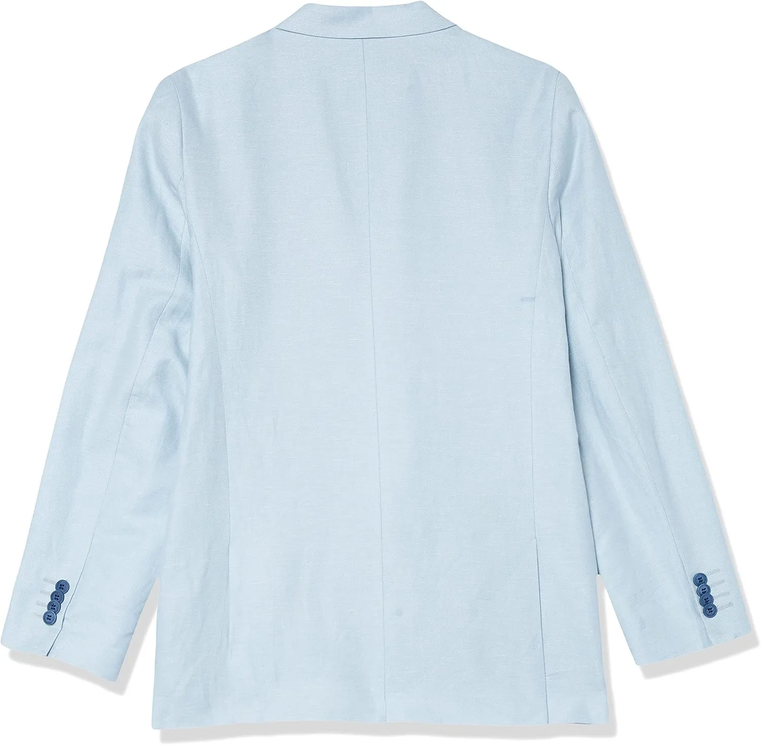 Isaac Mizrahi Slim Fit Boy's Chambray Linen Blend Suit