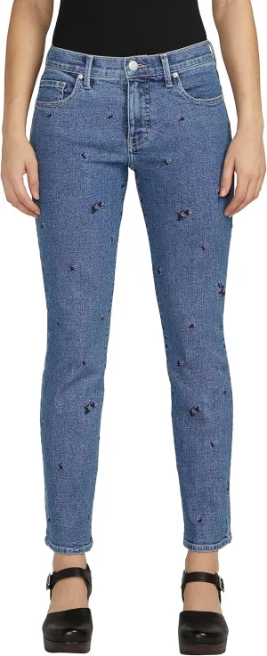 JAG Women's Cassie Mid Rise Slim Straight Leg Jeans & Pants-Legacy