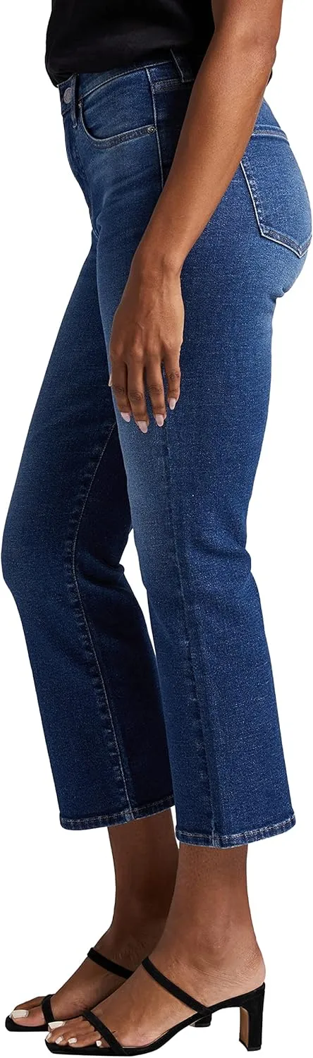 JAG Women's Phoebe High Rise Cropped Bootcut Jeans