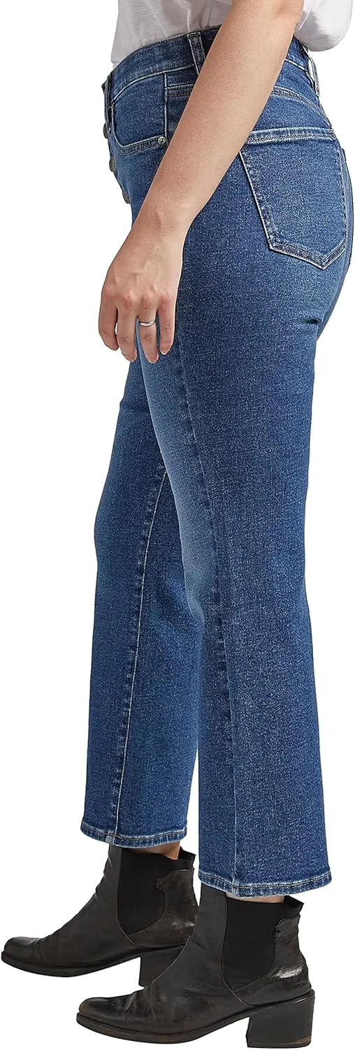 JAG Women's Phoebe High Rise Cropped Bootcut Jeans