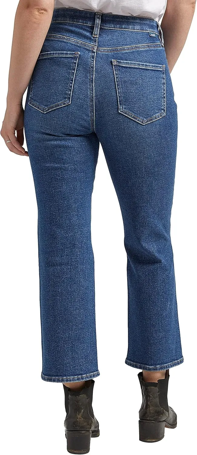 JAG Women's Phoebe High Rise Cropped Bootcut Jeans