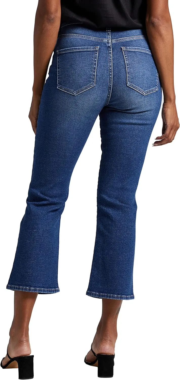 JAG Women's Phoebe High Rise Cropped Bootcut Jeans