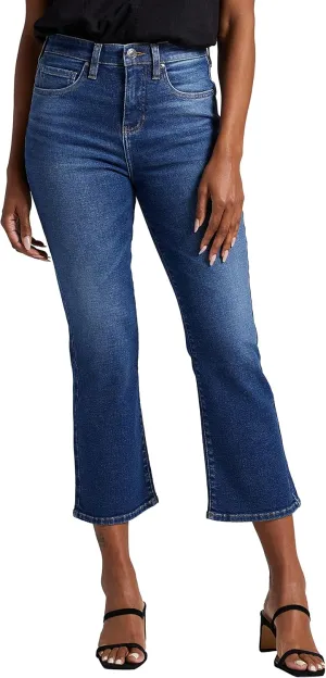 JAG Women's Phoebe High Rise Cropped Bootcut Jeans