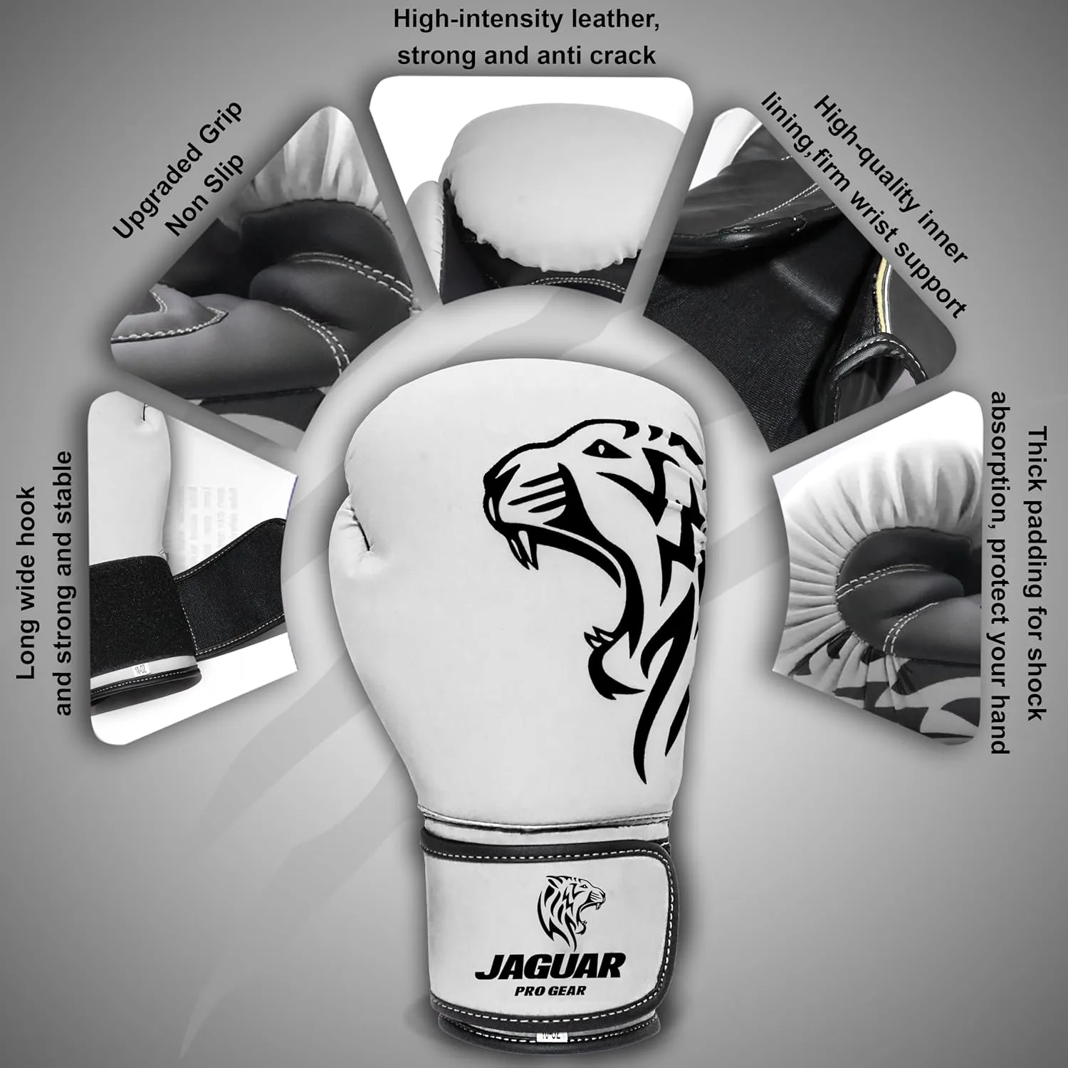 Jaguar PRO Series - Traning Boxing Gloves for Boxing MMA Muay Thai Bag Workout - Training & Competition
