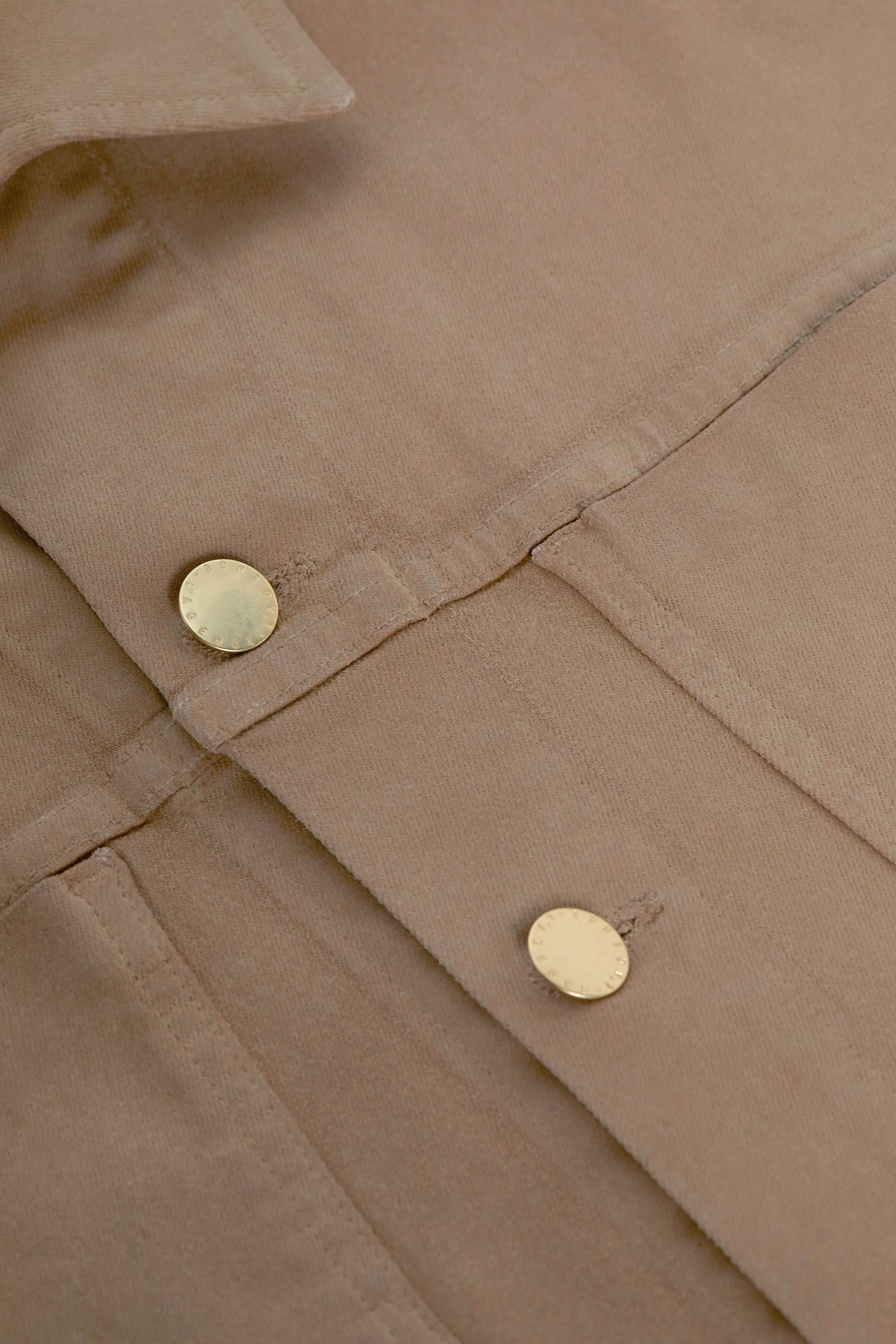 Janelle Coated Denim Jacket