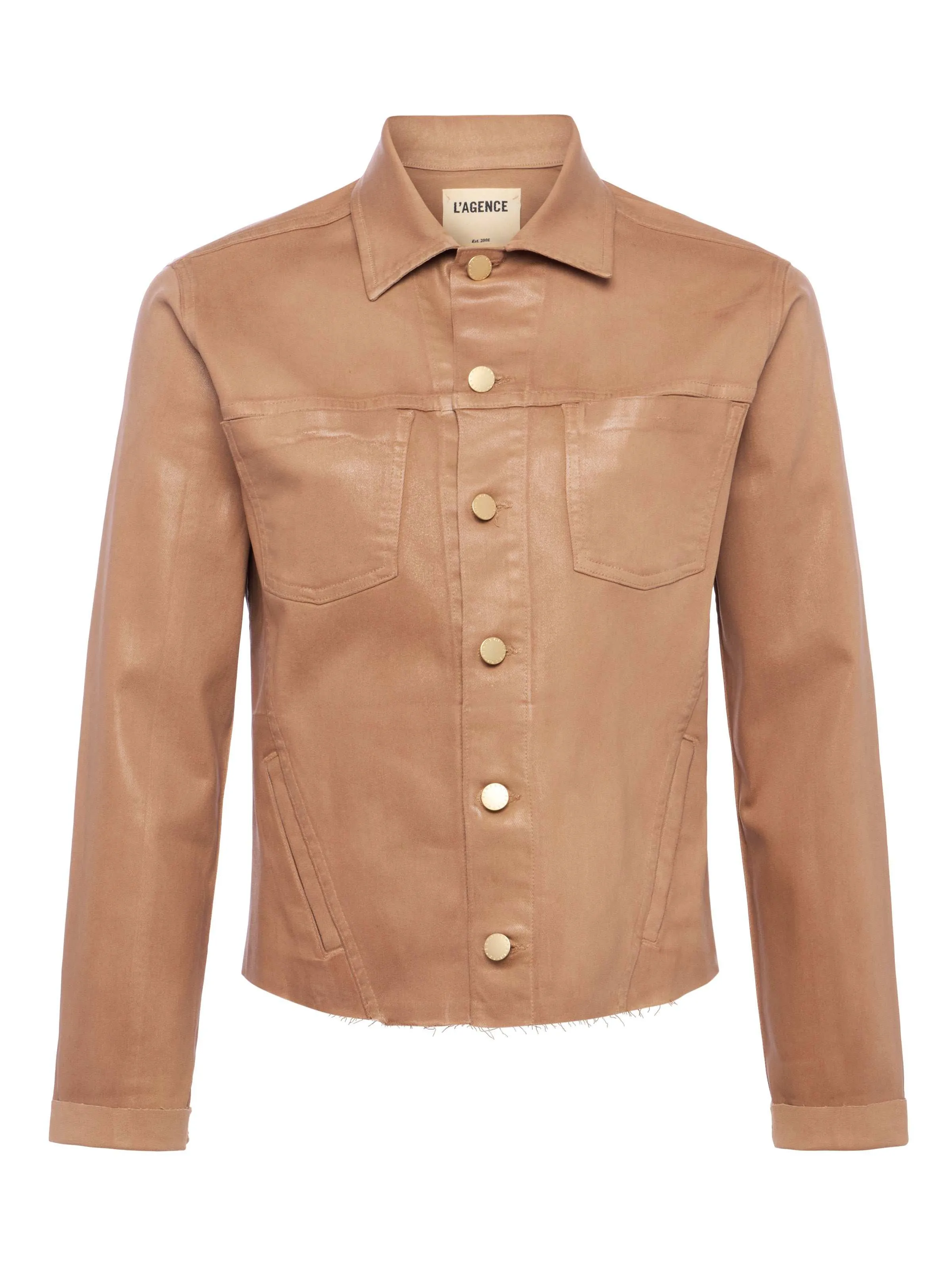 Janelle Coated Denim Jacket