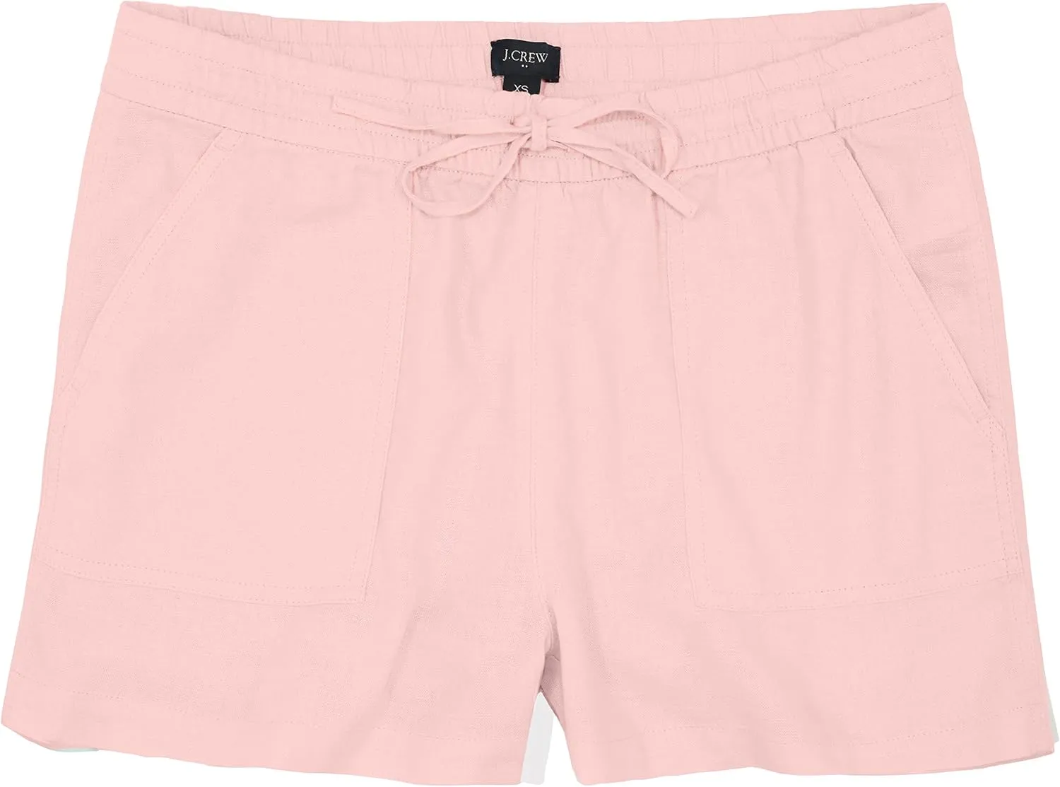 J.Crew Mercantile Women's 3" Linen Blend Drawstring Shorts